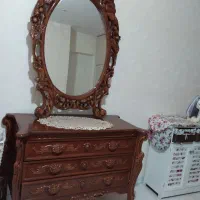 تخت خواب و میز آرایش|تخت و سرویس خواب|ری, شهرری|دیوار