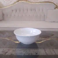کاسه آبگوشت چینی سفید ساده قالب گرد (۲۷۵)