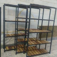 قفسه رگال ویترین طبقه دار کتابخانه قفسه دیواری