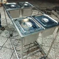 بن ماری با پایه استیل فوری