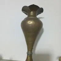 گلدان برنجی|کلکسیون اشیاء عتیقه|اهواز, چهارصد دستگاه|دیوار