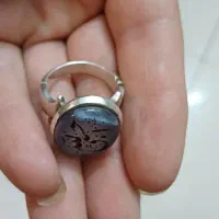 انگشتر نقره کار دست