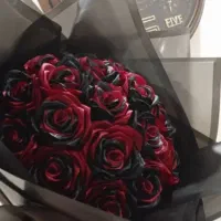دست گل روبانی قرمزمشکی|گل مصنوعی|تهران, شهران جنوبی|دیوار