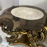 مبلمان سلطنتی ۹ نفره به همراه ۳ عدد میز در حدنو|مبلمان خانگی و میز عسلی|مشکیندشت, |دیوار