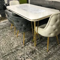 میز ناهارخوری شیش نفره طرح چستر در حد نو|میز و صندلی غذاخوری|محمدیه-قزوین, |دیوار