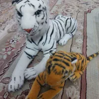 عروسک ببر سایز بزرگ و کوچک