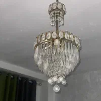 لوستر کریستالی سقفی|لوستر و چراغ آویز|رباط‌کریم, مسکن مهر آبشناسان|دیوار