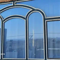 پنجره اهنی شیشه رفلگس ابی|مصالح و تجهیزات ساختمان|مشهد, موعود|دیوار
