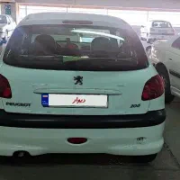 پژو206 مدل1401بی رنگ