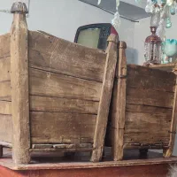 یک جفت گاله چوبی عتیقه ارسال ازاصفهان|کلکسیون اشیاء عتیقه|تهران, امام حسین|دیوار