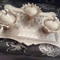 سینی پذیرایی قندان تمام مس 1500000