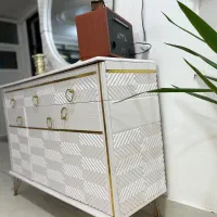 آینه کنسول و‌میز تلویزیون نو|بوفه، ویترین، کنسول|باغ ملک, |دیوار