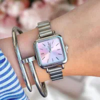 ساعت زنانه مربعی دنیل ولینگتون DW (هدیه روز زن)|ساعت|تبریز, |دیوار