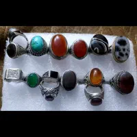 انگشتر نقره قدیمی به قیمت نقره خام|کلکسیون اشیاء عتیقه|یزد, |دیوار