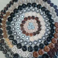 دکمه های نورنگارنگ براق وزیبا|لوازم خیاطی و بافتنی|اردبیل, |دیوار