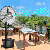 پنکه صنعتی مهپاش سایز ۷۵ و ۷۵ مه پاش ایستاده|پنکه و تصفیه‌کنندهٔ هوا|تهران, سلسبیل جنوبی|دیوار