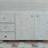 کابینت فلزی ۵مترپایین روی کابینت استیل  باظرفشویی|مصالح و تجهیزات ساختمان|دوگنبدان, |دیوار