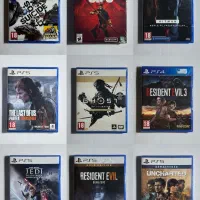 بازی های کارکرده و پلمپ PS5 و PS4 و Xbox one