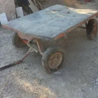 گاری چهار چرخ صنعتی چرخ جلو متحرک