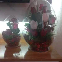 گل شیشه ای مصنوعی