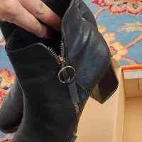 فروش بوت چرم مشکی سایز۳۹|کیف، کفش، کمربند|یاسوج, |دیوار