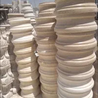 سرستون و پایه ستون های سنگی تراورتن عباس آباد|عمده‌فروشی|ماهدشت, |دیوار