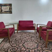 فوری فروش زیر قیمت/ مبل راحتی 6 نفره زرشکی