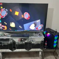 یک عدد کیس گیمینگ و تلوزیون ۵۵اینچ ال جی