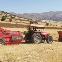 جمع آوری سنگ زمینهای کشاورزی