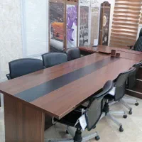 میز کنفرانس نیلپر مدیریت مدرن|مبلمان اداری|قم, شاه ابراهیم|دیوار