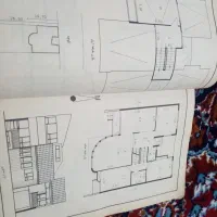 کتاب نقشه معماری خیلی قدیمی ونا یاب|کتاب و مجله تاریخی|اصفهان, سرشبادران|دیوار