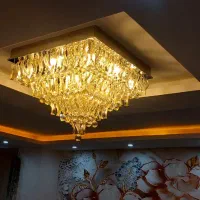 لوستر کریستالی|لوستر و چراغ آویز|محمدشهر, محمدشهر|دیوار