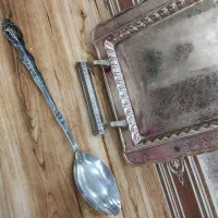 سینی و قاشق|کلکسیون اشیاء عتیقه|ملایر, |دیوار