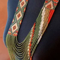 گردنبند شیک دستبافت