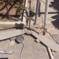 پنکه سقفی قدیمی سالم سالم