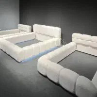 سرویس خواب پوفکی باکس هتلی جکدار تخت یکنفره ۲ نفره