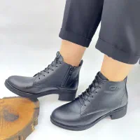 نیم بوت زنانه چرم (هانی)