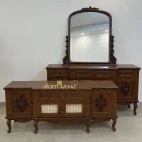 کنسول تی وی کلاسیک چوب بلوط