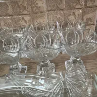 بستنی شیرینی خوری پیش دستی جا ادویه جا حبوبات بلور|ظروف سرو و پذیرایی|تهران, صاحب الزمان|دیوار