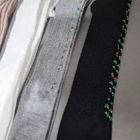 جوراب ساق بلند طرح گندمی|لباس|قم, گلزار|دیوار