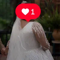 لباس عروس مزون دوخت شده پارچه سفارشی|لباس|رشت, جانبازان|دیوار