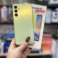 سامسونگA34حافظه128گیگ ر8 درحدنوکاملا سالم