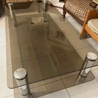 میز جلو مبلی شیشه ای