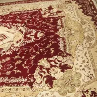 یک جفت فرش۱۲متری +دو عددکالسکه بچه کاملآ سالم