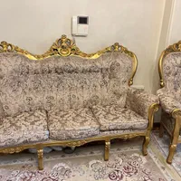 مبلمان استیل ۱۰ نفره همراه ویترین ،میز اصلی و عسلی|مبلمان خانگی و میز عسلی|تهران, فاطمی|دیوار