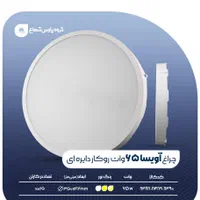 چراغ روکار آویسا 65وات دایره پارس شعاع توس