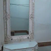 آینه وکنسول رنگ سفید