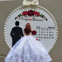 گلهای دست دوز