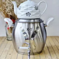 کی اند تی استیل 6 لیتری کف چدن پنج لایه k & t