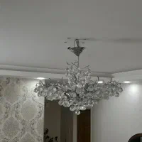 لوستر کریستالی ۲ جفت|لوستر و چراغ آویز|مشهد, مهدی آباد (بلوار توس)|دیوار